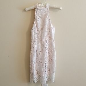 Halter Neck Lace Dress